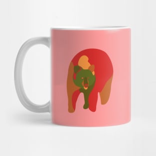 Colourful Black Bear Country Mug